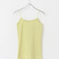 strap cami with cups (yellow green) *JP