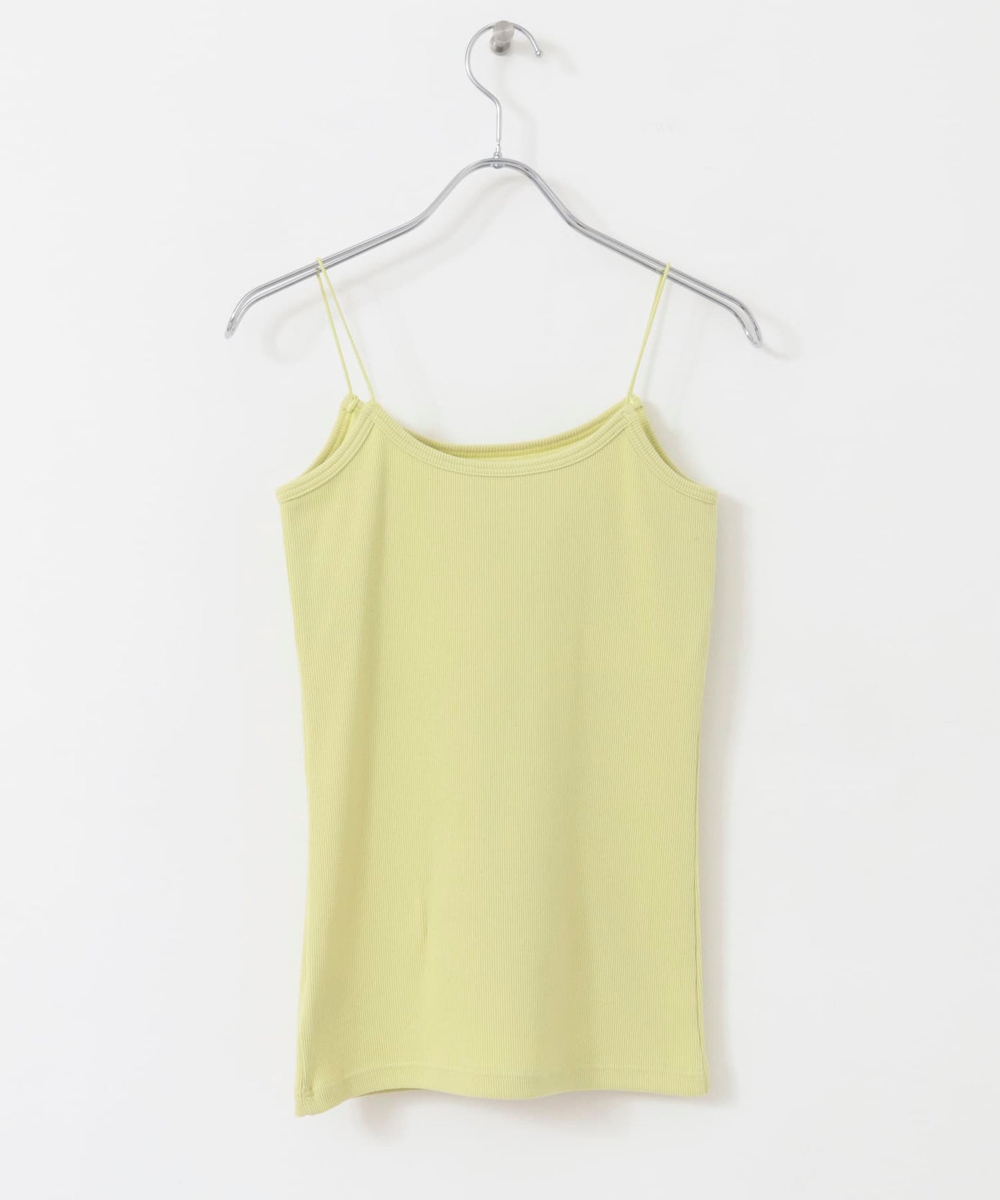 strap cami with cups (yellow green) *JP