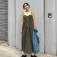 switching maxi cami dress (khakimix) *JP