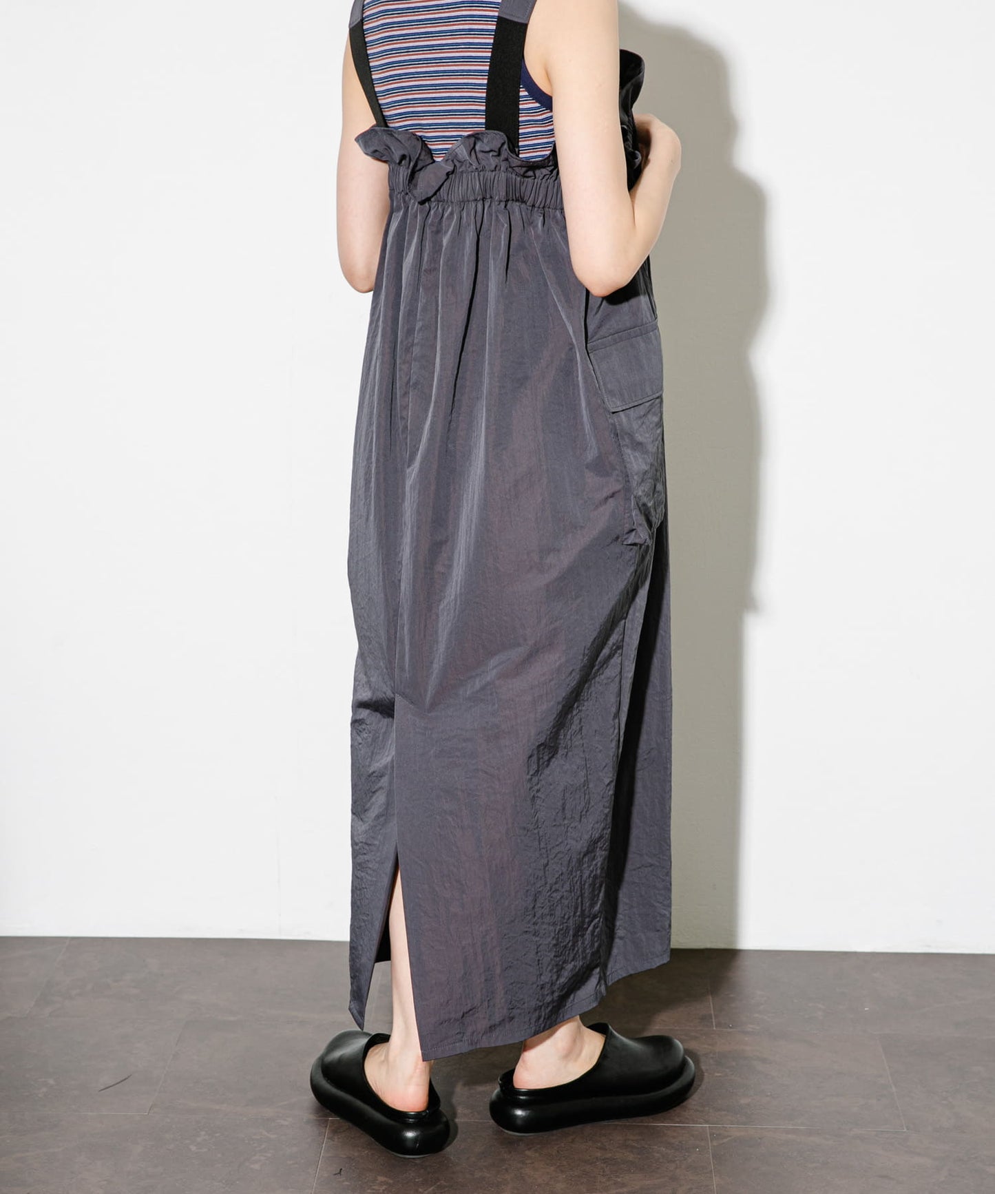 military ruffle ops (charcoal) *JP