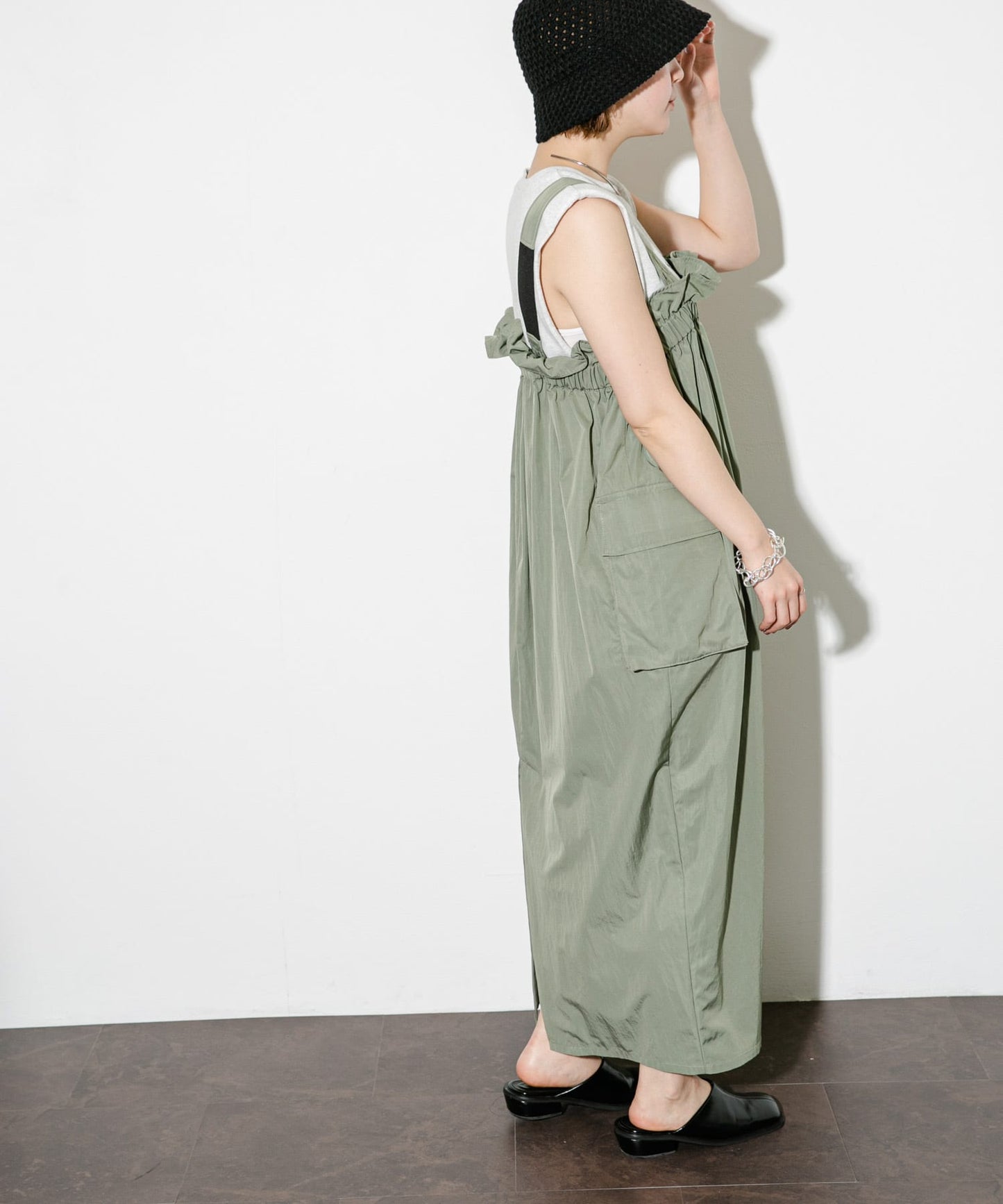 military ruffle ops (khaki) *JP