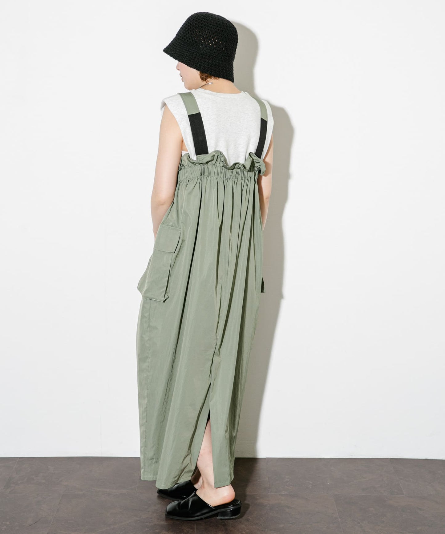 military ruffle ops (khaki) *JP