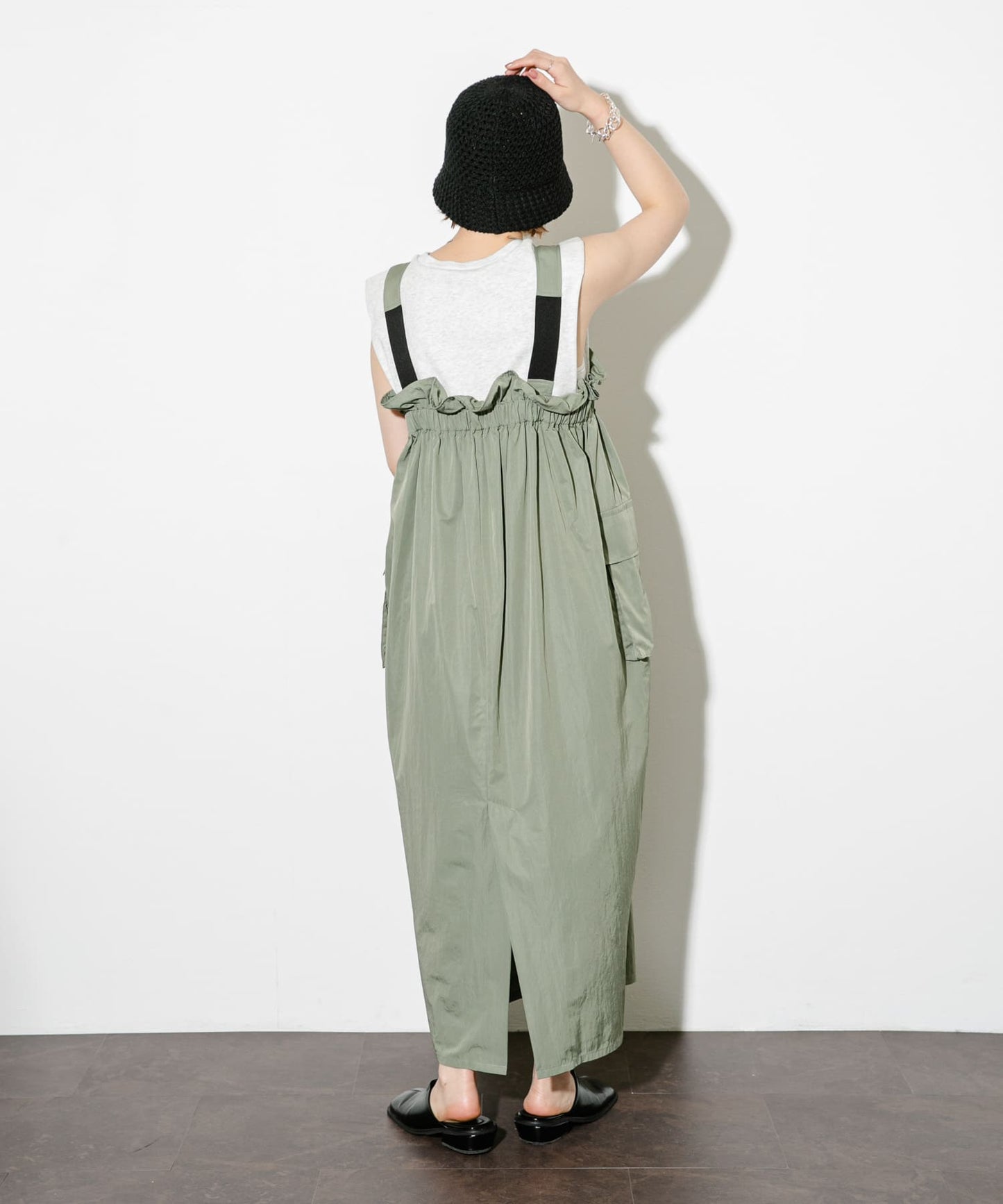 military ruffle ops (khaki) *JP