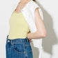 strap cami with cups (yellow green) *JP