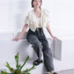 multi-way ruffle blouse (white) *JP