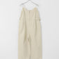 waist belt drawcord overalls (beige) *JP