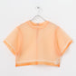 layered sheer top (orange) *JP