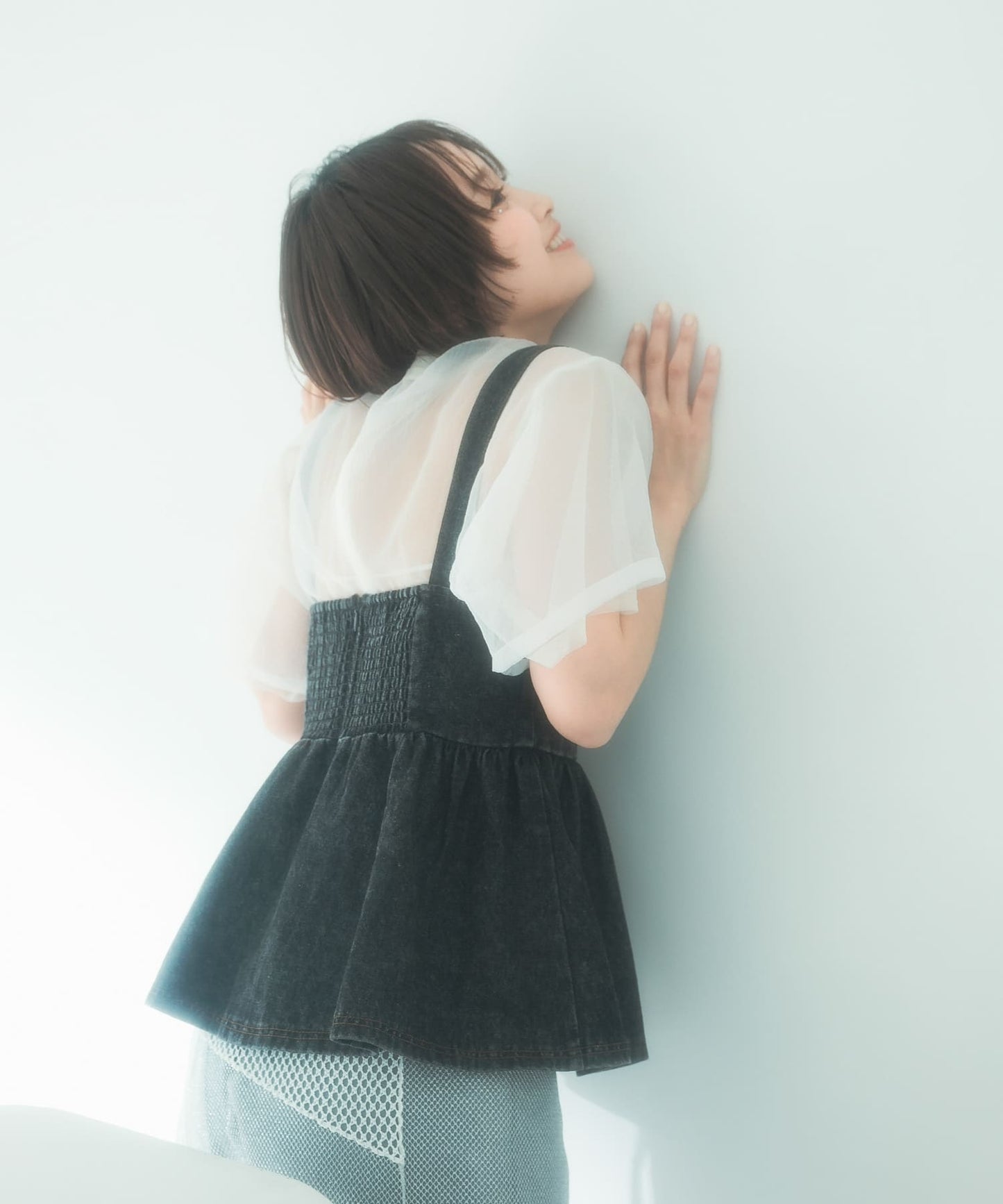 『高橋愛×KBF』denim bustier (black) *JP