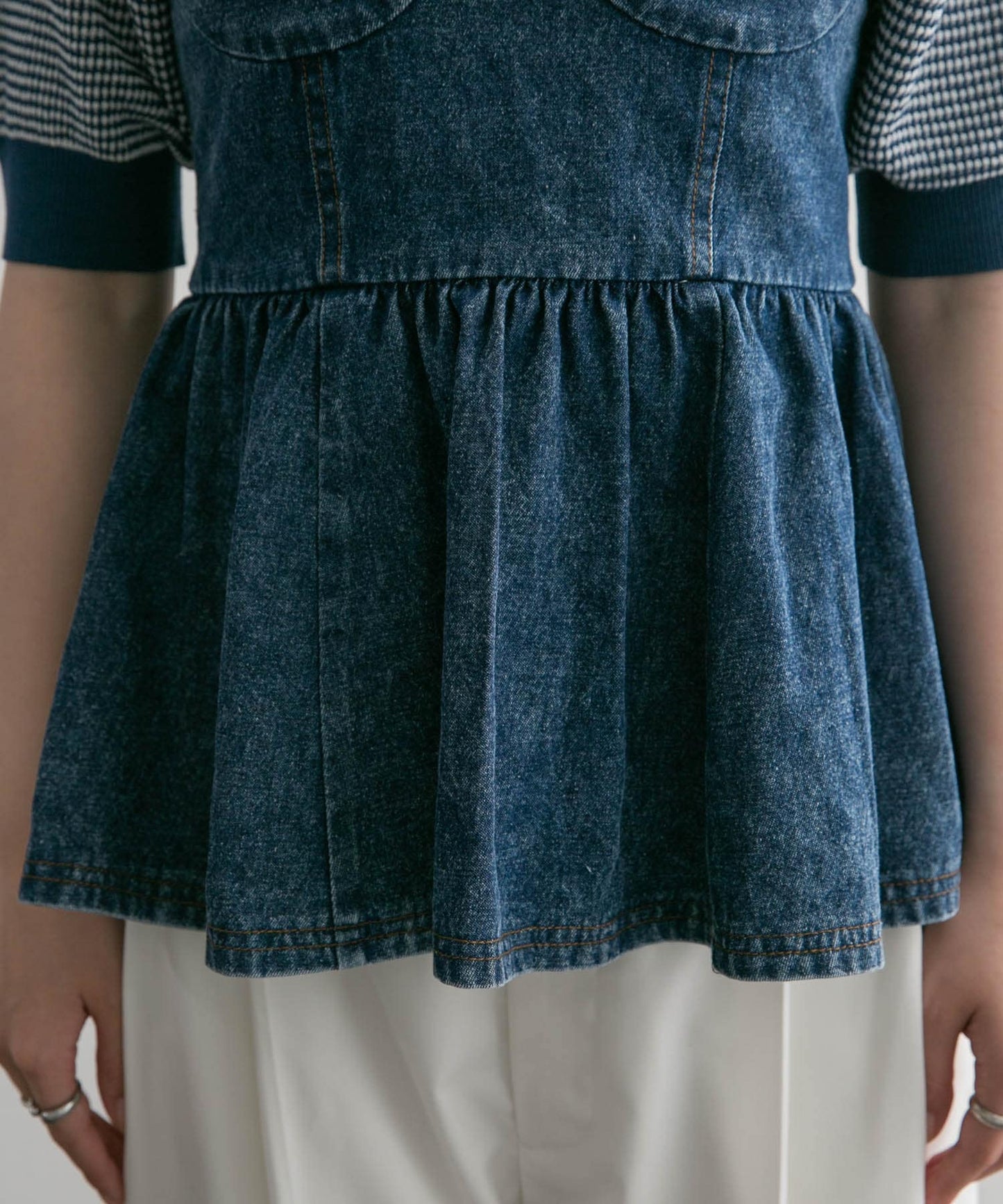 『高橋愛×KBF』denim bustier (blue) *JP