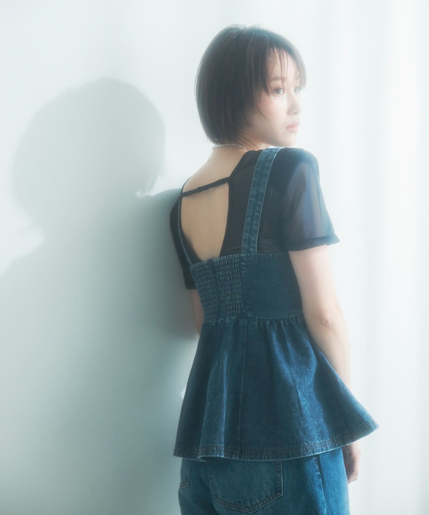 『高橋愛×KBF』denim bustier (blue) *JP