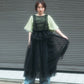 『高橋愛×KBF』frilled tulle dress (black) *JP