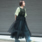 『高橋愛×KBF』frilled tulle dress (black) *JP