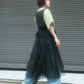 『高橋愛×KBF』frilled tulle dress (black) *JP