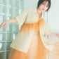 『高橋愛×KBF』frilled tulle dress (apricot) *JP