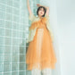 『高橋愛×KBF』frilled tulle dress (apricot) *JP