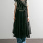 『高橋愛×KBF』frilled tulle dress (black) *JP