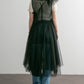 『高橋愛×KBF』frilled tulle dress (black) *JP