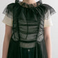 『高橋愛×KBF』frilled tulle dress (black) *JP