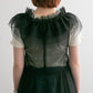 『高橋愛×KBF』frilled tulle dress (black) *JP