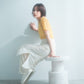 『高橋愛×KBF』shirred skirt pants set (ivory) *JP