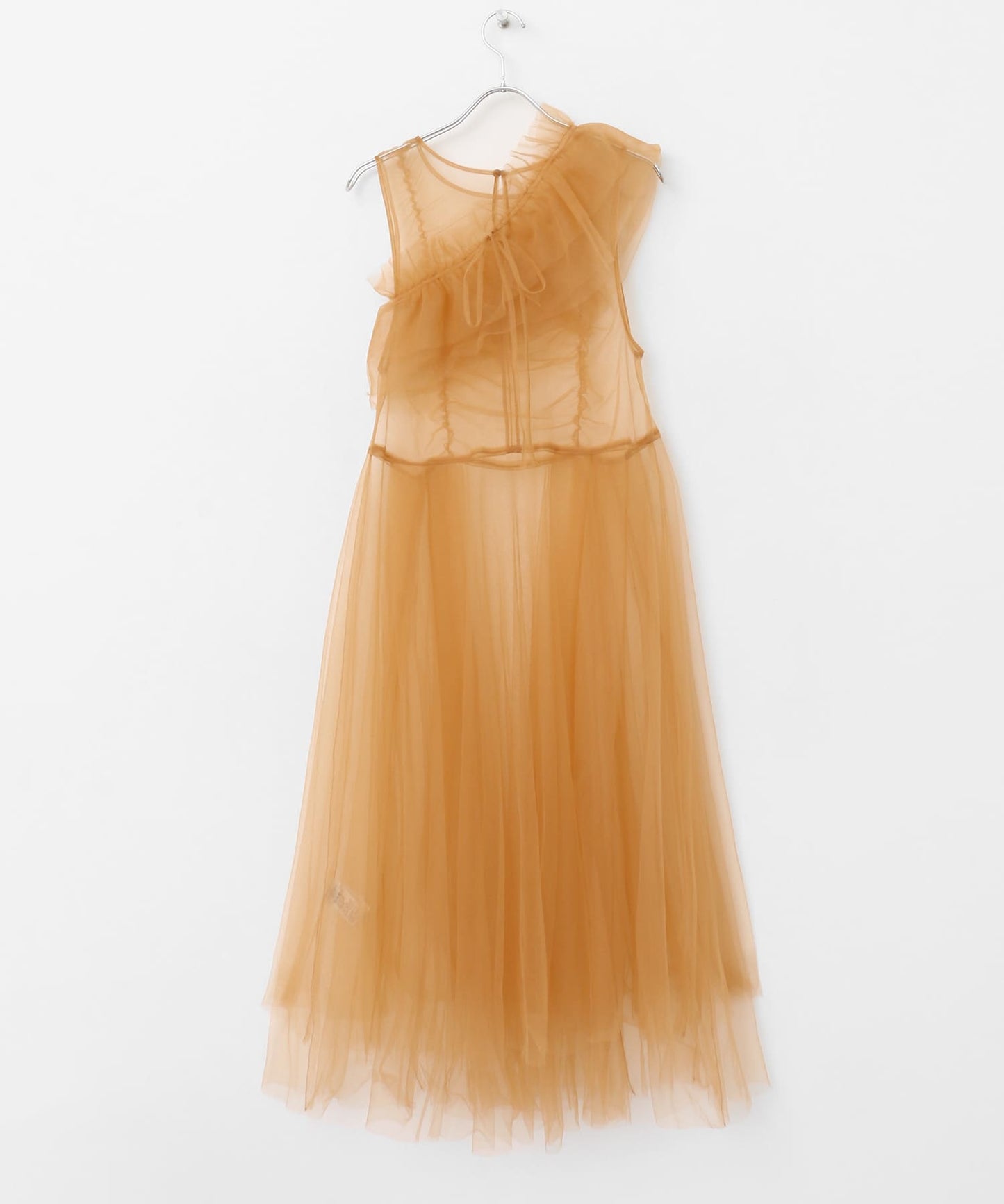 『高橋愛×KBF』frilled tulle dress (apricot) *JP