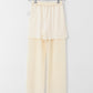 『高橋愛×KBF』shirred skirt pants set (ivory) *JP