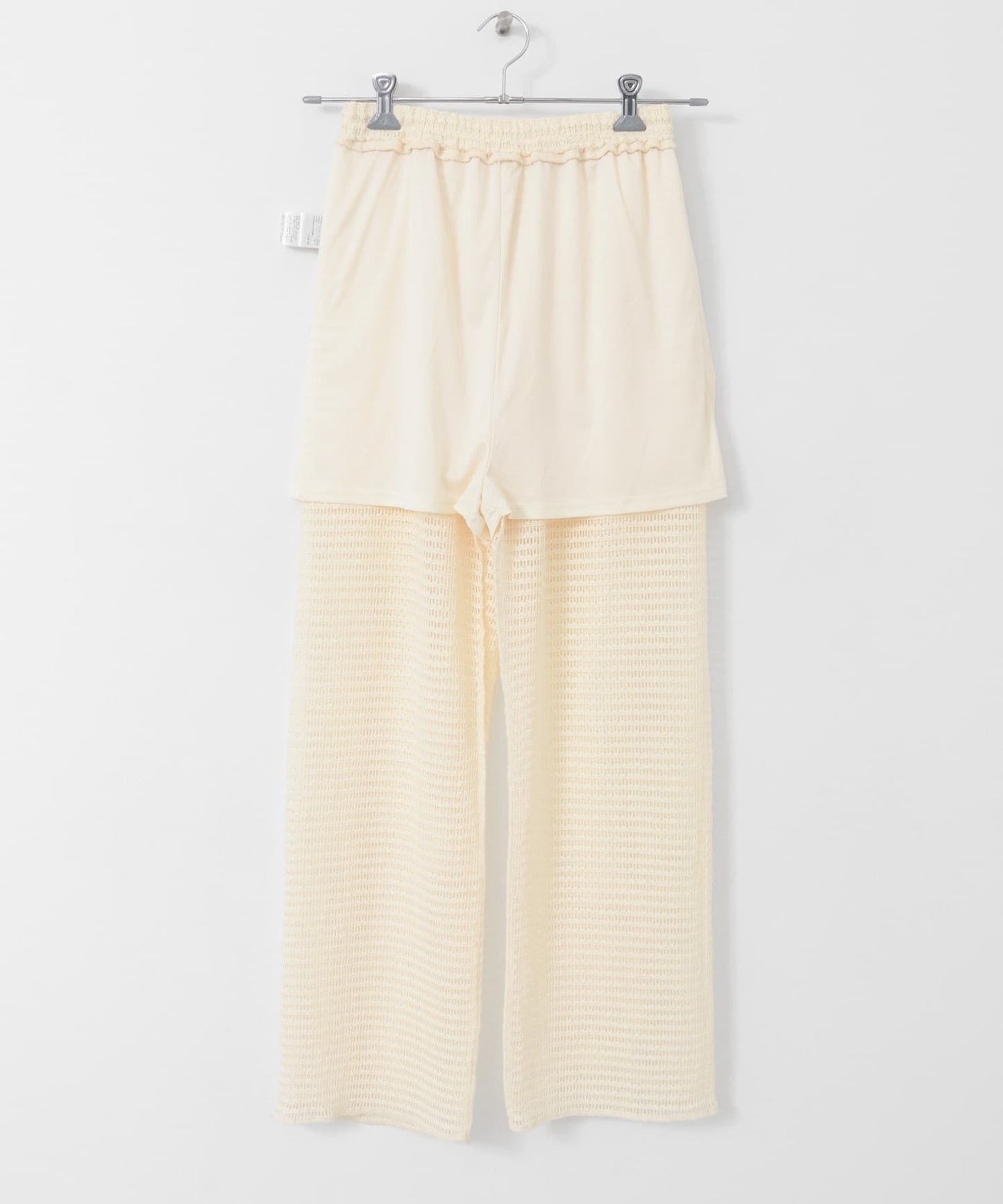 『高橋愛×KBF』shirred skirt pants set (ivory) *JP