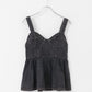 『高橋愛×KBF』denim bustier (black) *JP