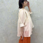 sheer boucle blouse (ivory) *JP