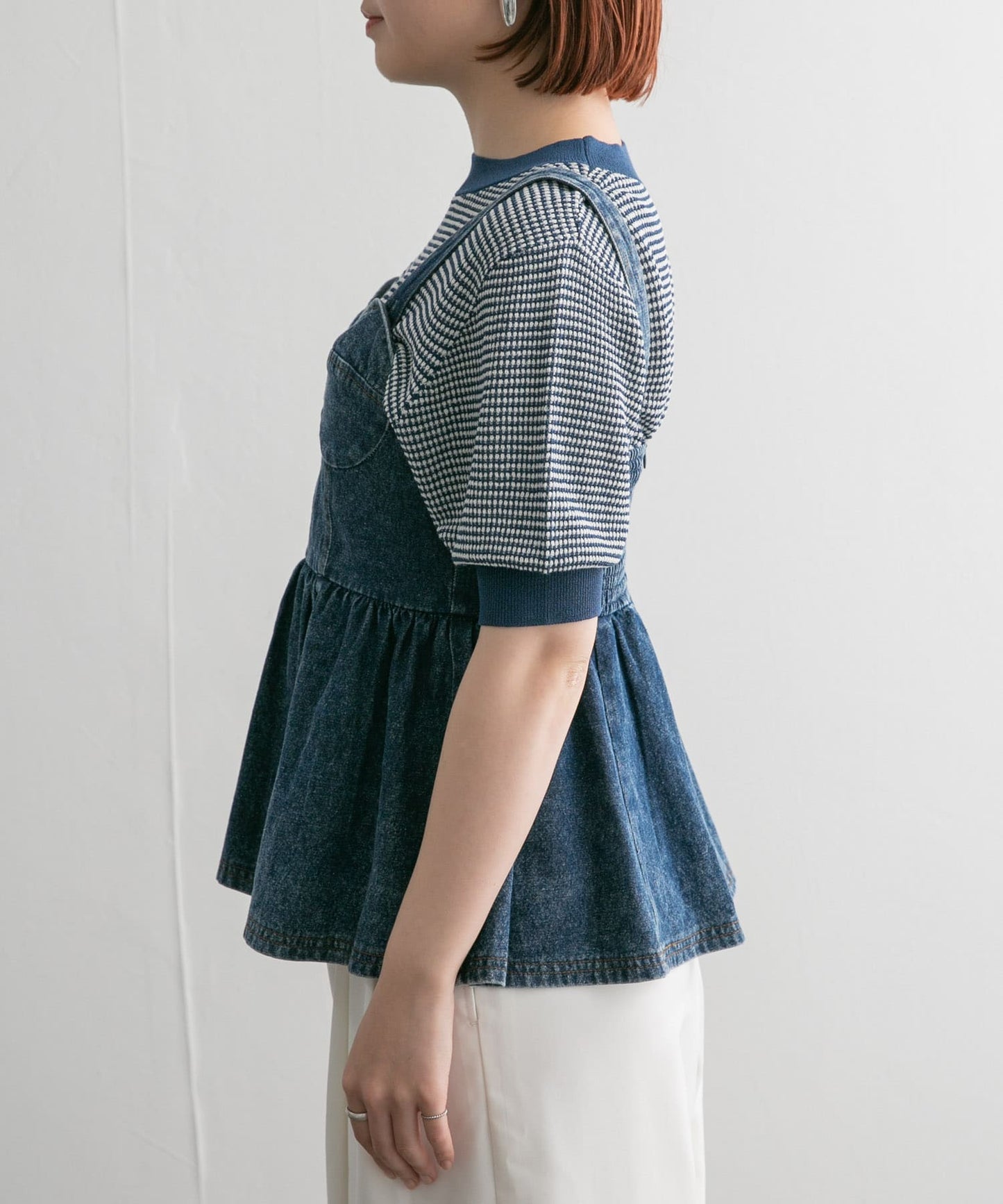 『高橋愛×KBF』denim bustier (blue) *JP