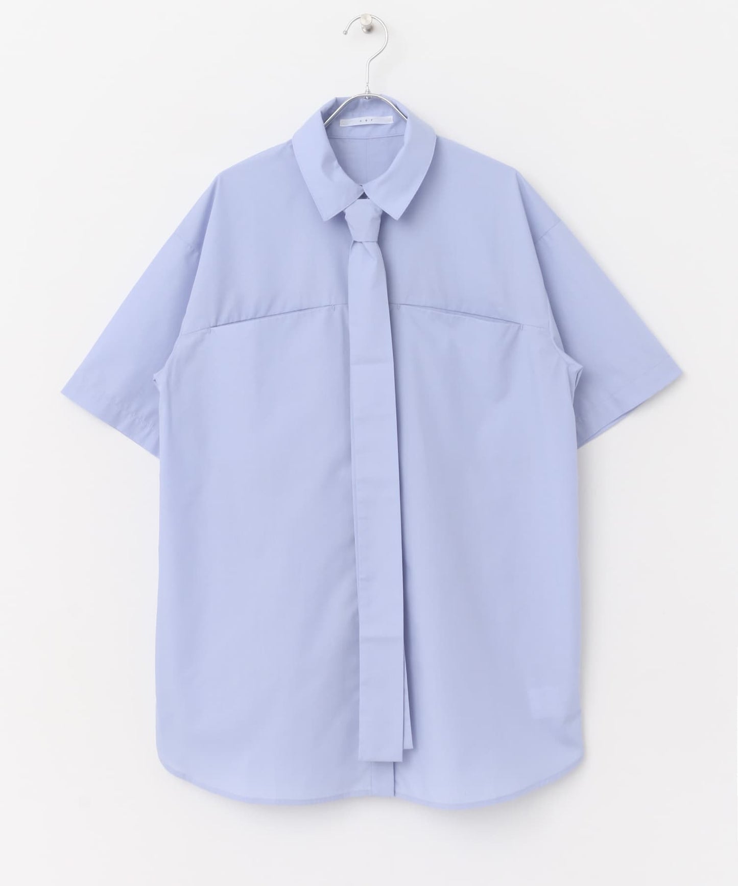 tie set long shirt (blue) *JP