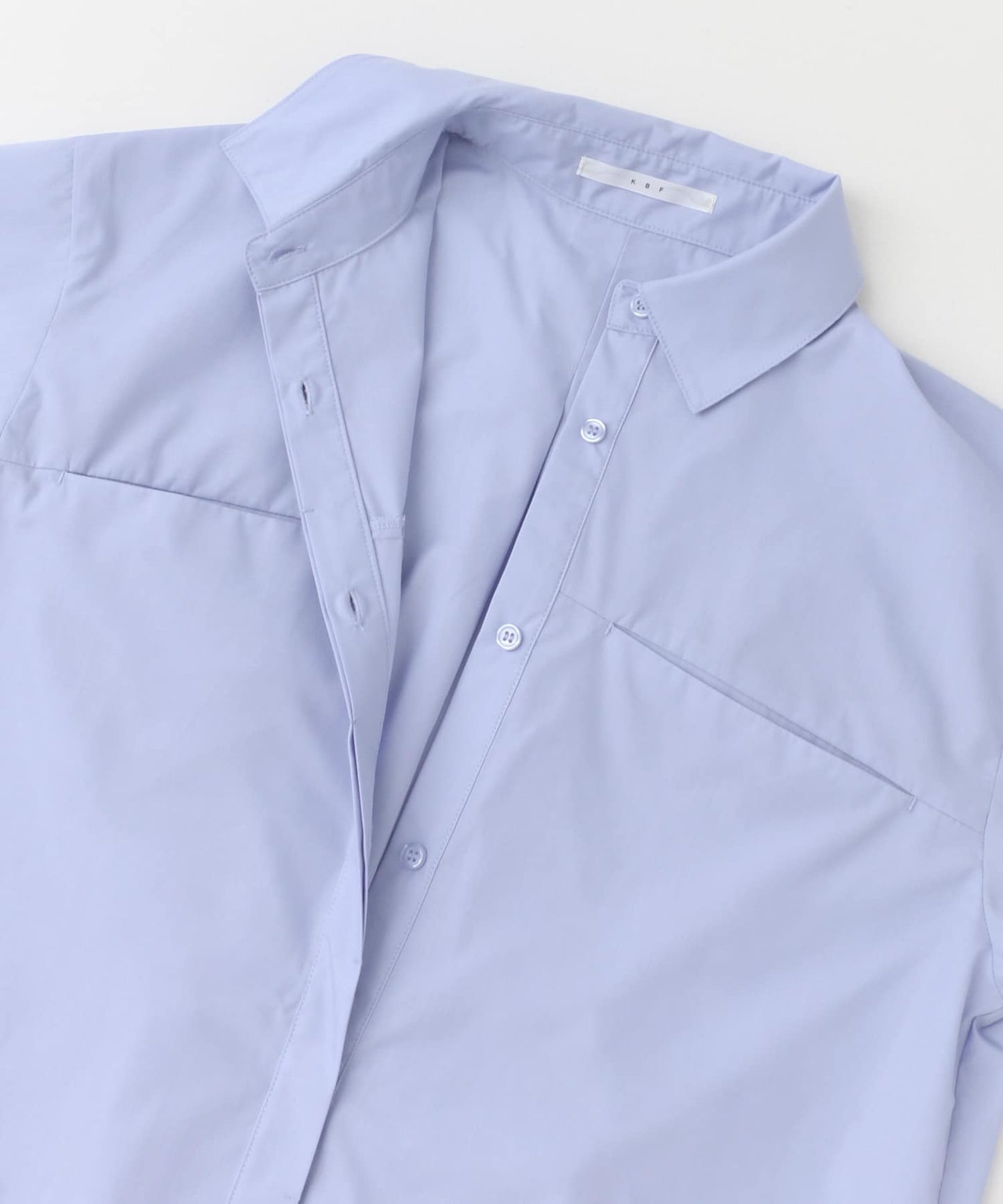 tie set long shirt (blue) *JP