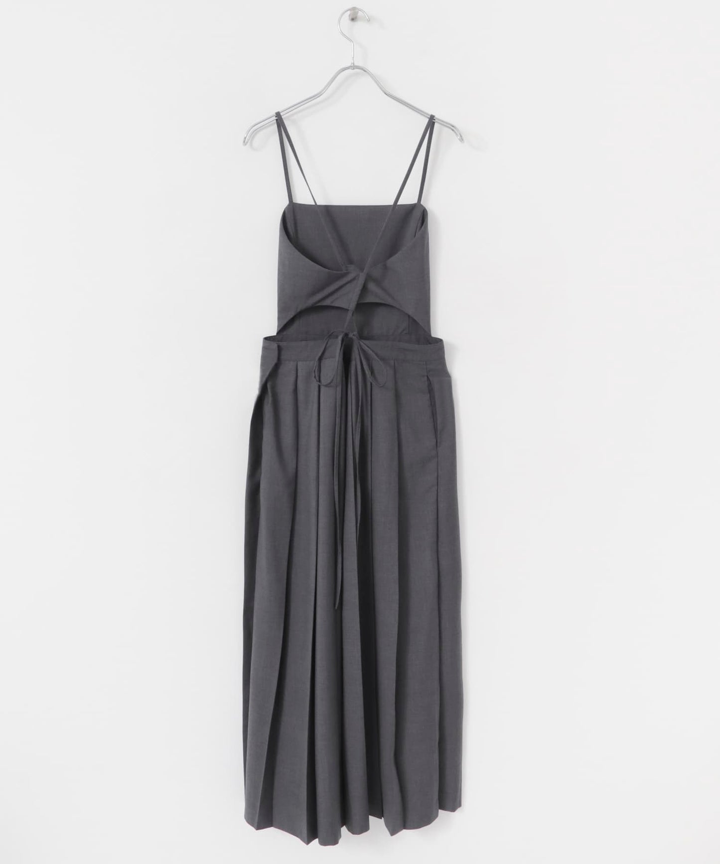 pleated camisole dress (grey) *JP