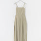 pleated camisole dress (beige) *JP