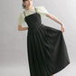 pleated camisole dress (black) *JP