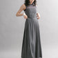 pleated camisole dress (grey) *JP