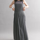 pleated camisole dress (grey) *JP