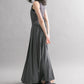 pleated camisole dress (grey) *JP