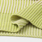 layered half zip knit (ivory x lime) *JP