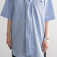 tie set long shirt (blue) *JP