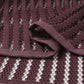 striped mesh tank top (bordeaux) *JP