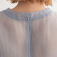 layered sheer top (blue) *JP