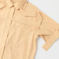 tie set long shirt (apricot) *JP