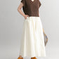 knit vest set dress (brown x ivory) *JP