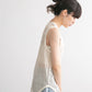 striped mesh tank top (ivory) *JP