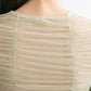 gathered tulle tee (light khaki) *JP