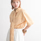 tie set long shirt (apricot) *JP