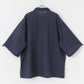 sheer loose shirt (navy) *JP