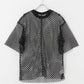 cut-off mesh tee (black) *JP