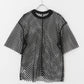 cut-off mesh tee (black) *JP